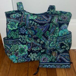 Retired Vera Bradley Rhapsody Bag & Wallet
